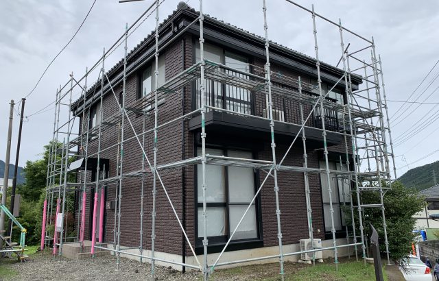 富士吉田市M様邸、外壁塗装工事完了