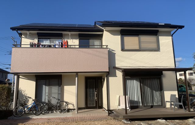 昭和町I様邸、外壁･屋根塗装工事 完成！