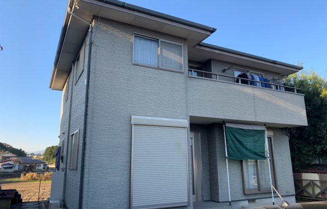 韮崎市A様邸、外壁･屋根塗装工事