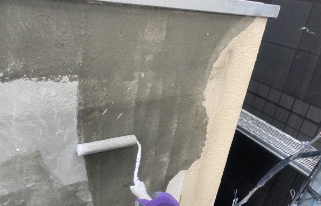 甲府市マンション、外壁塗装・防水 外壁補修
