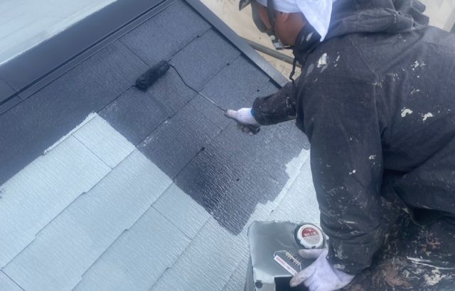 山梨県中央市　屋根・外壁塗装工事　塗装工事は屋根と外壁のセットがお得です！