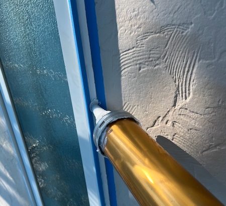 窓まわりのコーキング工事を行いました！｜山梨県甲府市