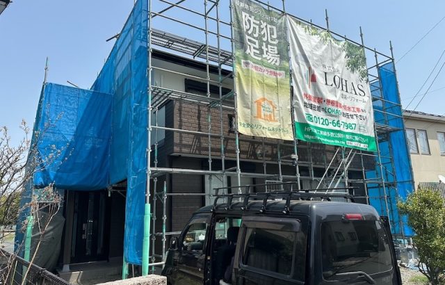 外壁はツートンカラーに！塗装する色のこともお気軽にご相談ください！｜山梨県山梨市