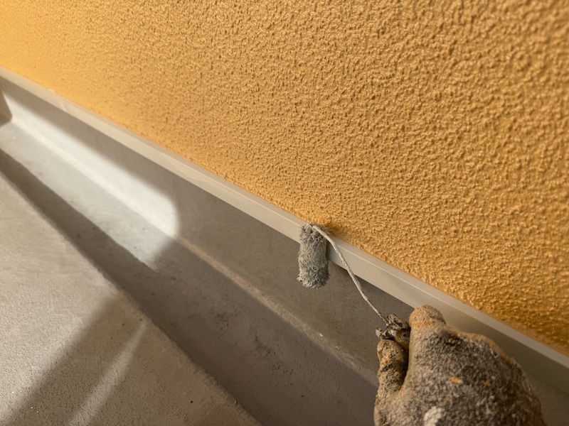 山梨県南アルプス市|鉄部 霧よけと水切りを塗装しました!鉄部はいつ塗装すればいい?